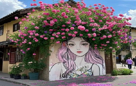 定南怎么设计网红打卡墙绘