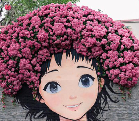 定南墙体彩绘-网红墙打卡