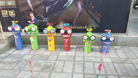 定南商业区彩绘