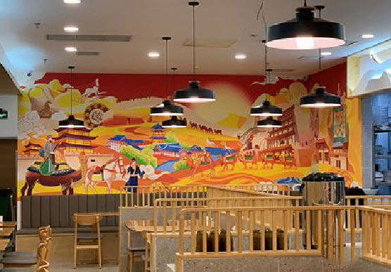 定南商业空间彩绘介绍。