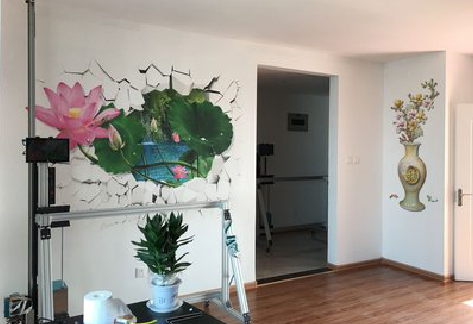 定南墙体彩绘相比墙纸的优势。