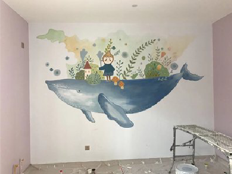 定南手绘墙的特点及优势。